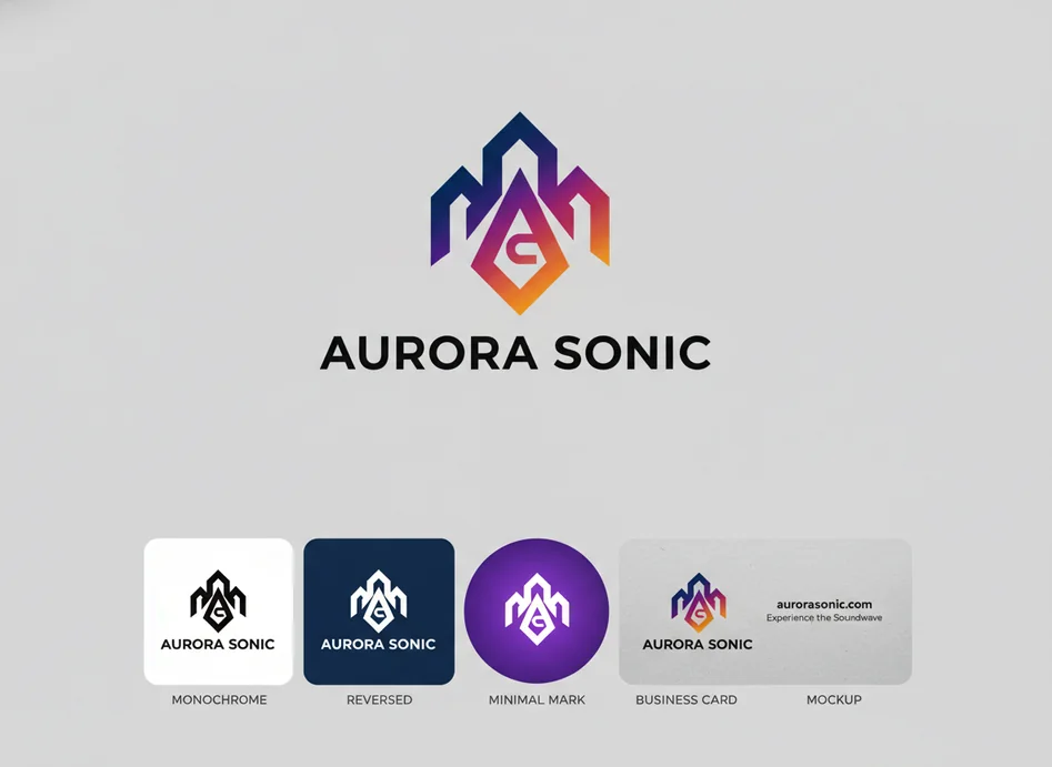 AI Logo Design hover effect preview