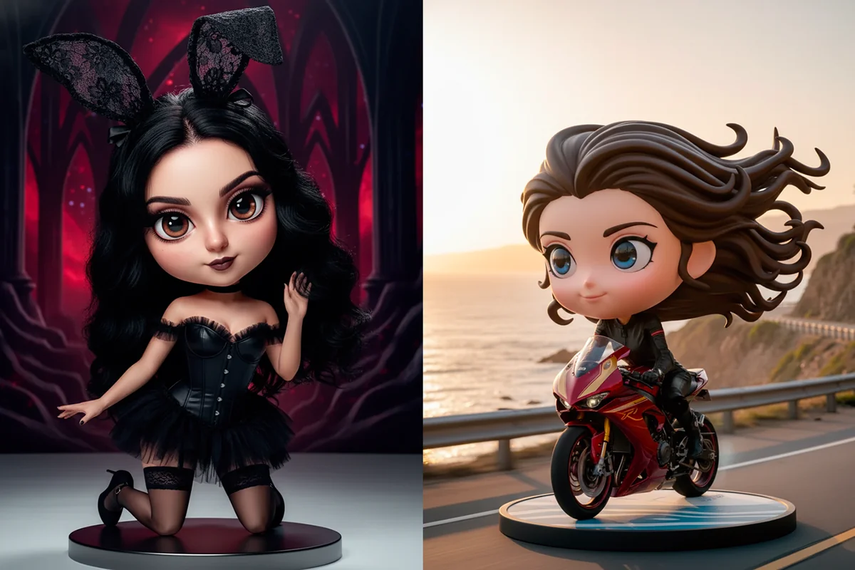 AI Q-Doll Creator Lovart effect preview