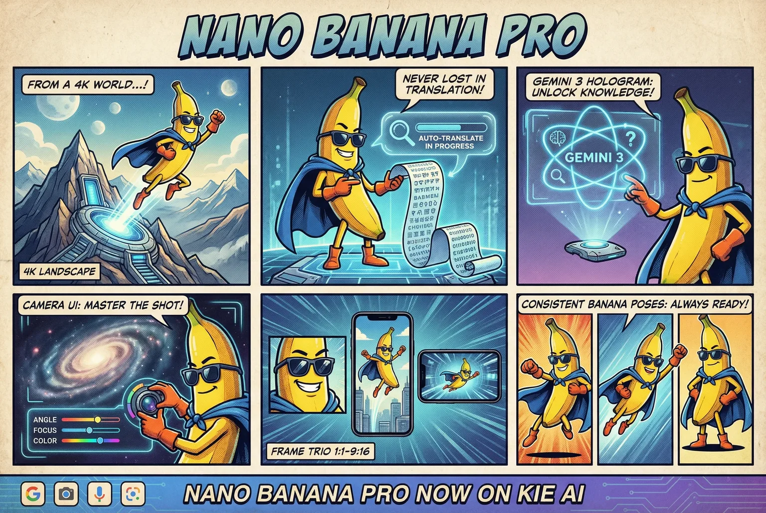 AI image editing example demonstrating Nano Banana Pro's conversational editing interface and professional creative controls
