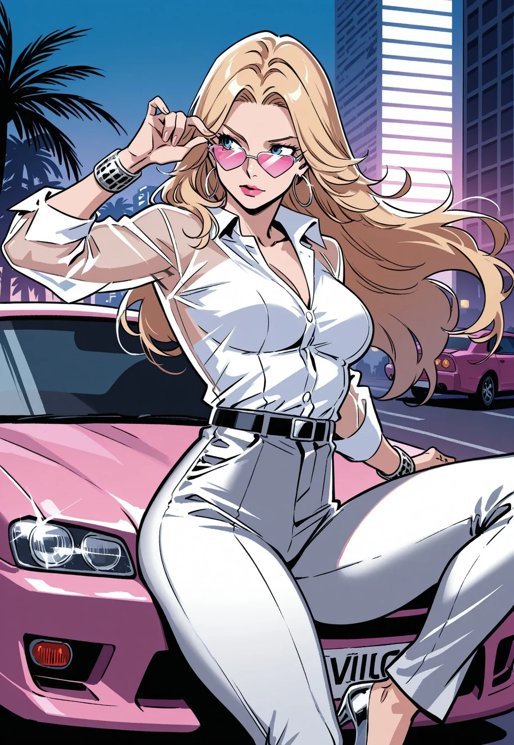 Cinematic scene created with text-to-image AI technology