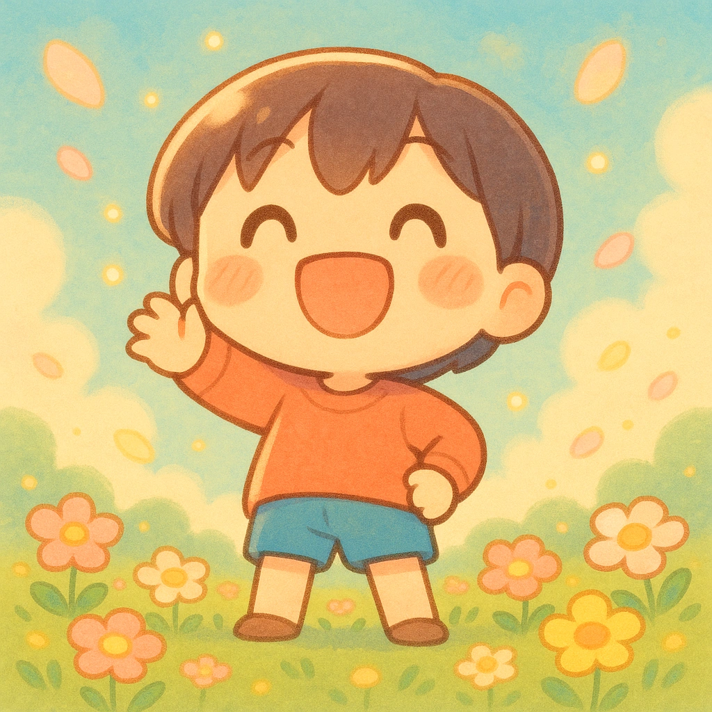 Exquisite anime Chibi style with a head-to-body ratio of 1:3, bright colors, and soft outlines, perfectly showcasing the character's cuteness and personality.