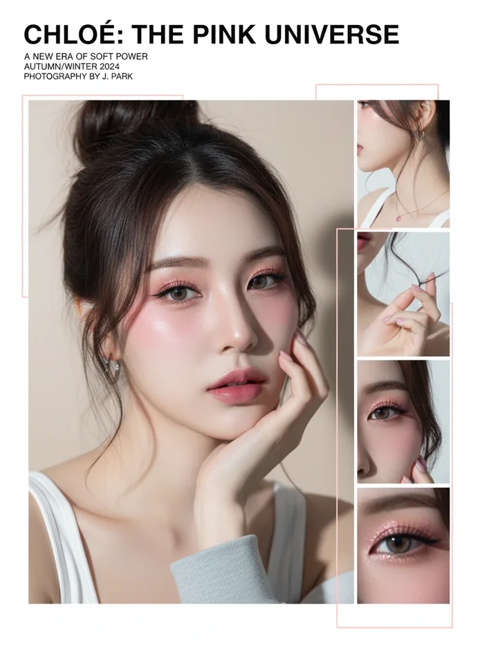 ファッションポートレートコラージュ