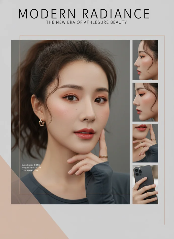 ボールドカラーエディトリアルレイアウト