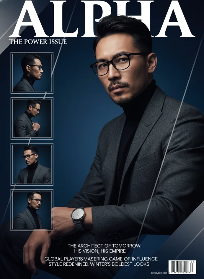 メンズ雑誌カバーコラージュ