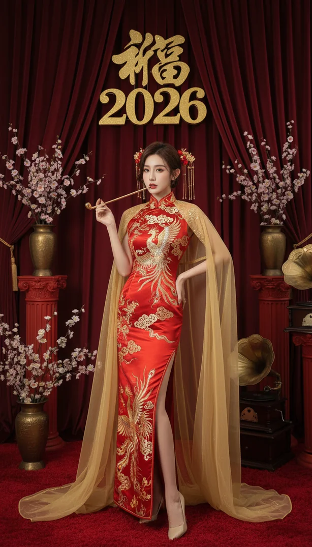 祝祭的な金刺繍ディテール