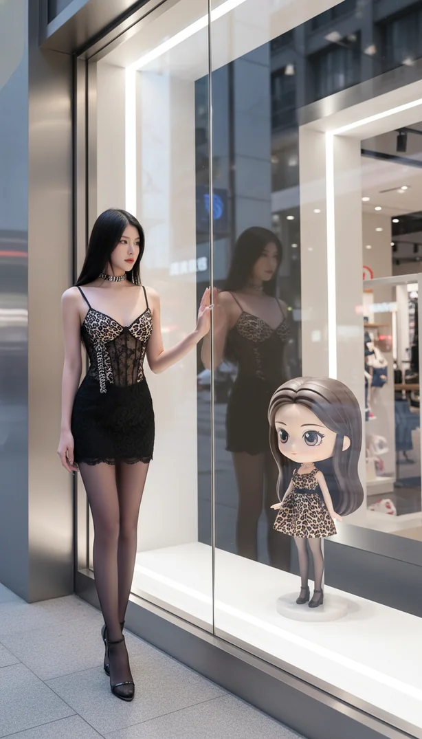 ミニマリストファッションポートレート