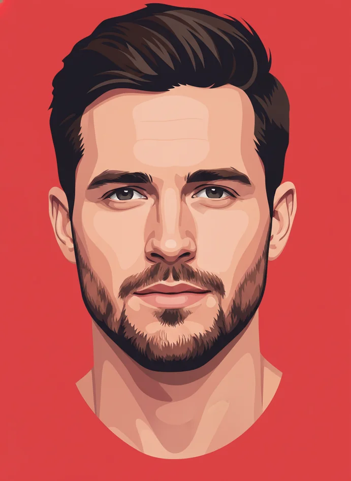 プロフェッショナルヘッドショットベクター