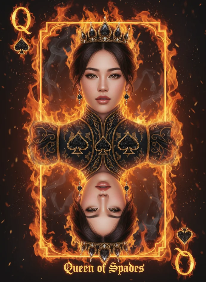 Click to view エレガントなスペードクイーン in full size エレガントなスペードクイーン