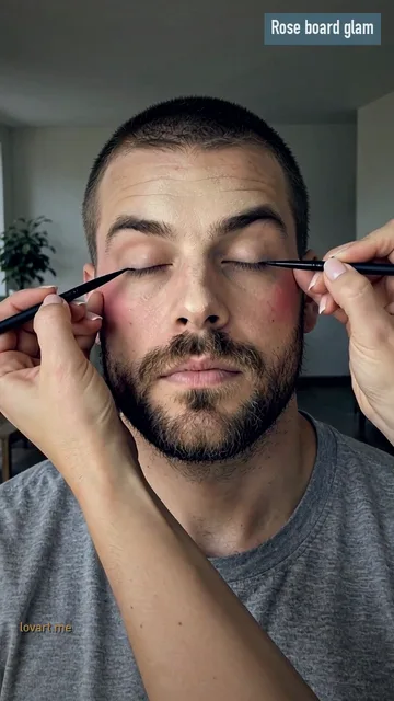 Eyeliner: frame at 3.0 s of Rose board glam