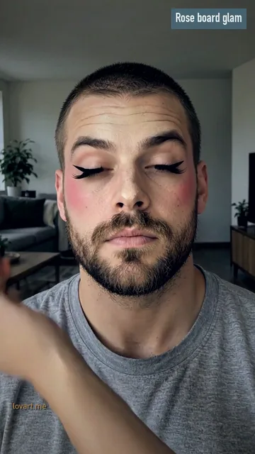 Lashes: frame at 6.2 s of Rose board glam