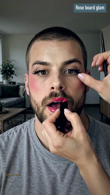 Lipstick: frame at 7.5 s of Rose board glam