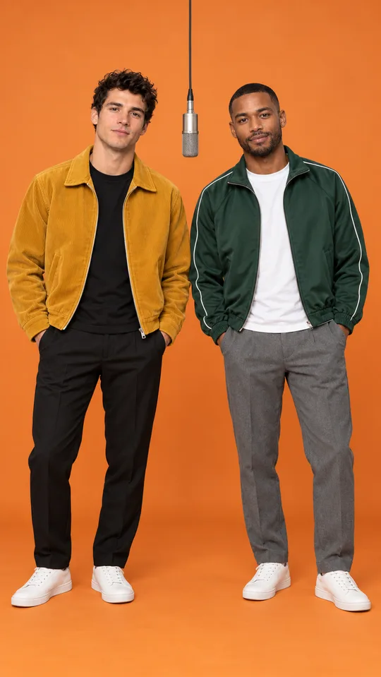 Booth still, custom outfits: designed 9:16 still